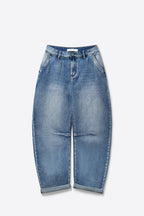 Céleste Barrel Leg Light Wash Jeans