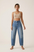 Céleste Barrel Leg Light Wash Jeans