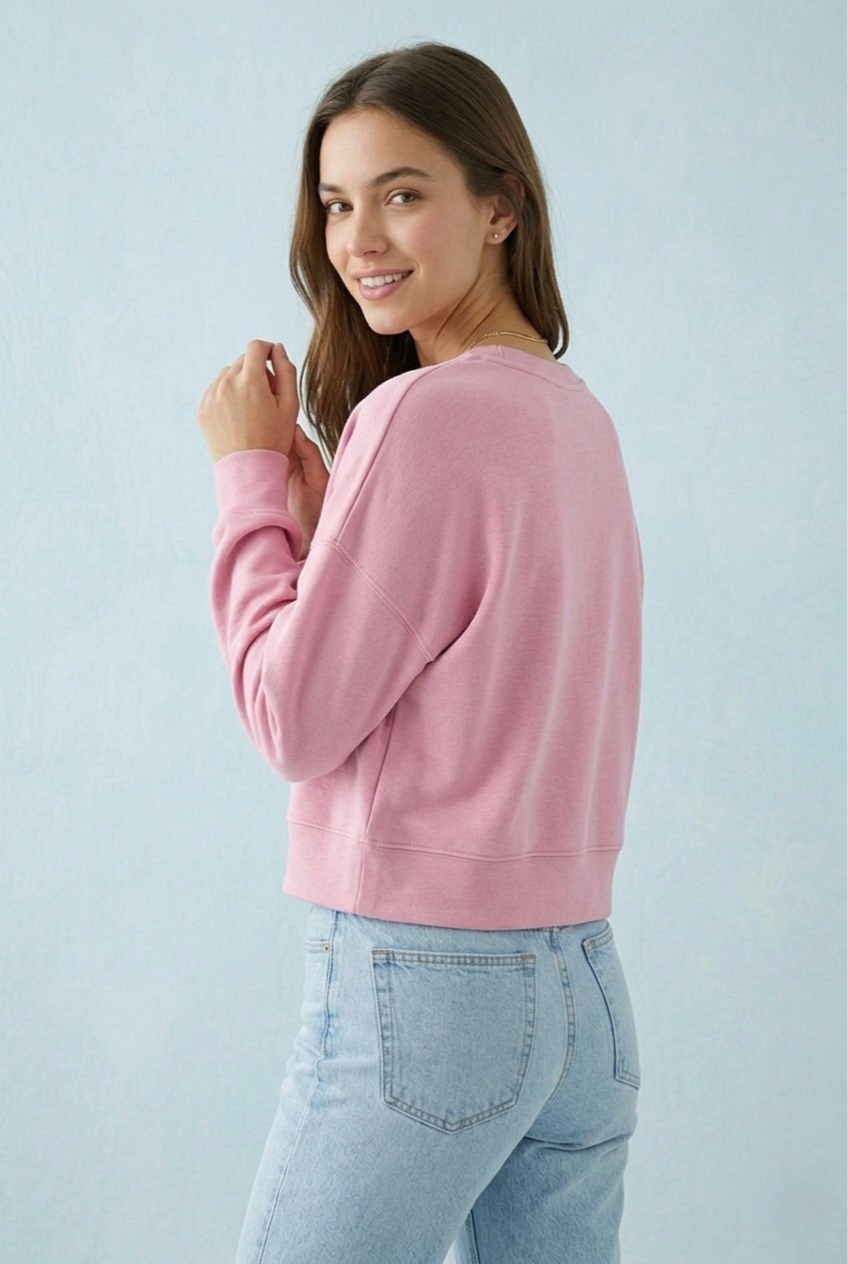 Douceur Dropped Shoulder Sweatshirt