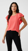 Volubile Ruffle Sleeve Top