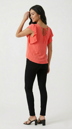 Volubile Ruffle Sleeve Top