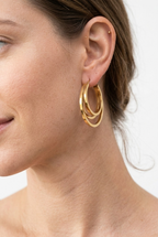 Cercle Double Hoop Earrings