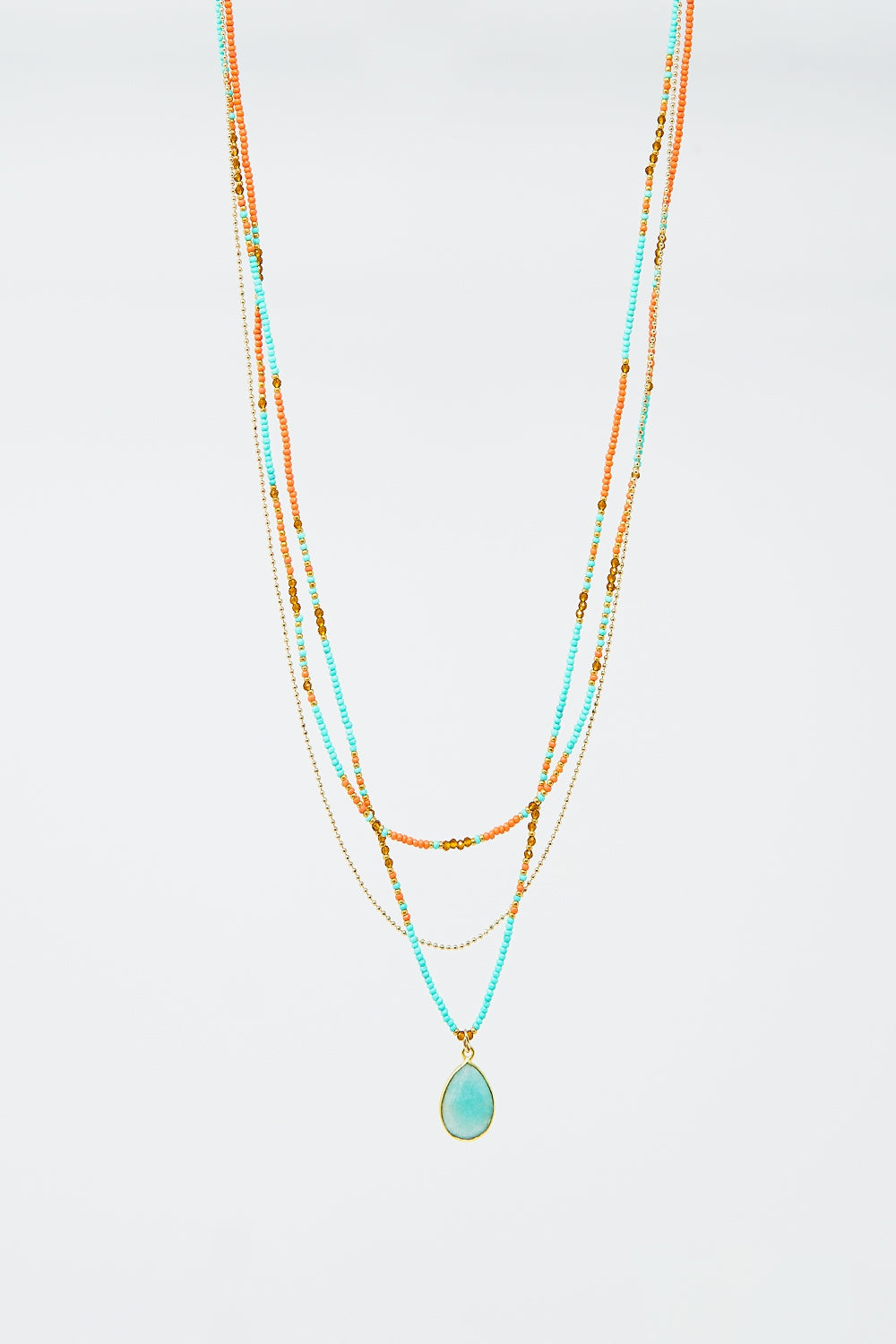 Trilogie Beaded Layer Necklace