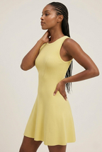 Soleil Ribbed Fit & Flare Dress