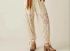 Ficelle Lace Tie Hem Pants